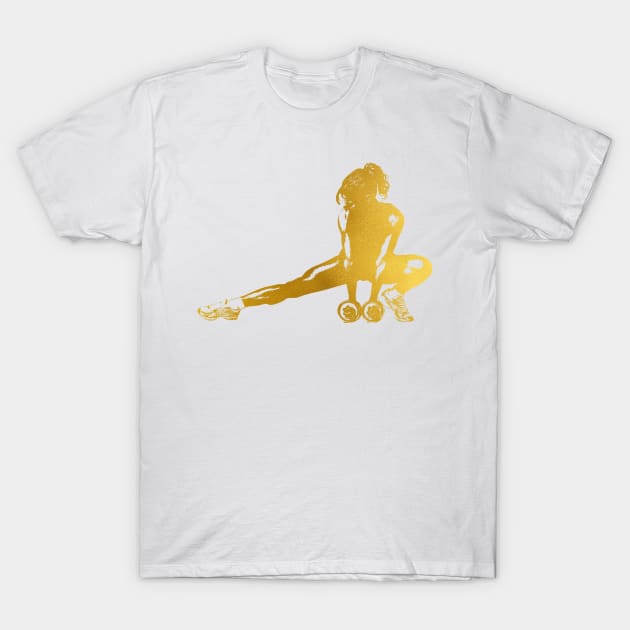 Female Bodybuilder T-Shirt by erzebeth